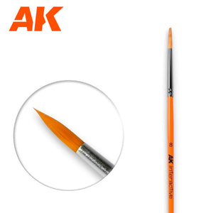 AK Interactive - Brushes - Round Brush 8 Synthetic