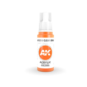 AK Interactive 3Gen Acrylics - Clear Orange 17ml