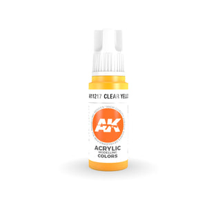 AK Interactive 3Gen Acrylics - Clear Yellow 17ml