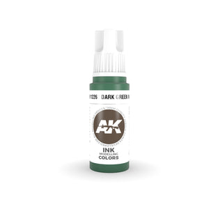 AK Interactive 3Gen Acrylics - Dark Green INK 17ml