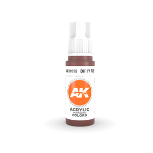 AK Interactive 3Gen Acrylics - Dirty Red 17ml