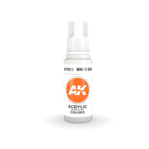 AK Interactive 3Gen Acrylics - White Grey 17ml