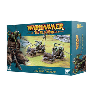 Old World Orc and Goblin Orc Boar Chariots (PREORDER)