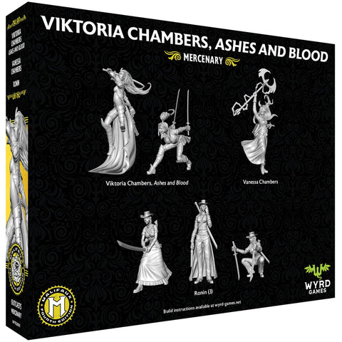 Image of Malifaux Outcasts Viktoria Chambers Ashes and Blood