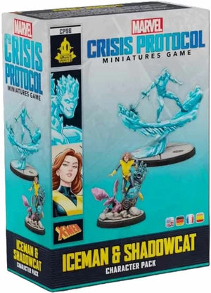Marvel Crisis Protocol Miniatures Game Iceman and Shadowcat