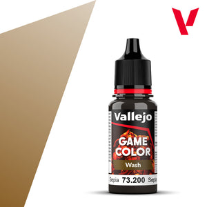 Vallejo Game Colour - Wash - Sepia 18ml