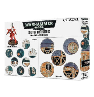 Warhammer 40000 - Sector Imperialis 25mm and 40mm Round Bases