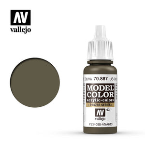 Vallejo Model Colour 887 US Olive Drab 17ml