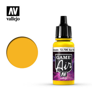 Vallejo Game Air - 706 Sun Yellow 17ml OLD FORMULA