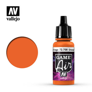 Vallejo Game Air - 708 Orange Fire 17ml OLD FORMULA