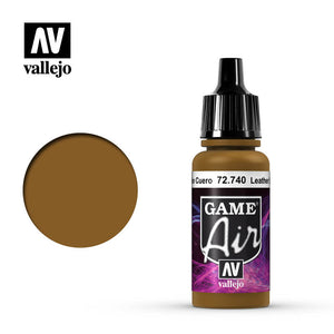 Vallejo Game Air - 740 Leather Brown 17ml OLD FORMULA