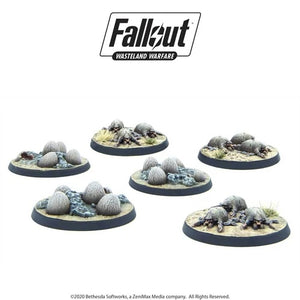 Fallout Wasteland Warfare Creatures Mirelurk Hatchlings & Eggs