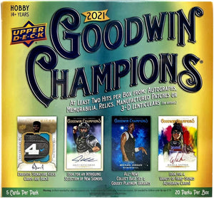 Goodwin Champions 2021 Trading Cards Display