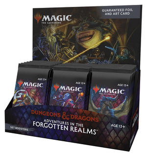 Magic The Gathering Adventures in the Forgotten Realms Set Display