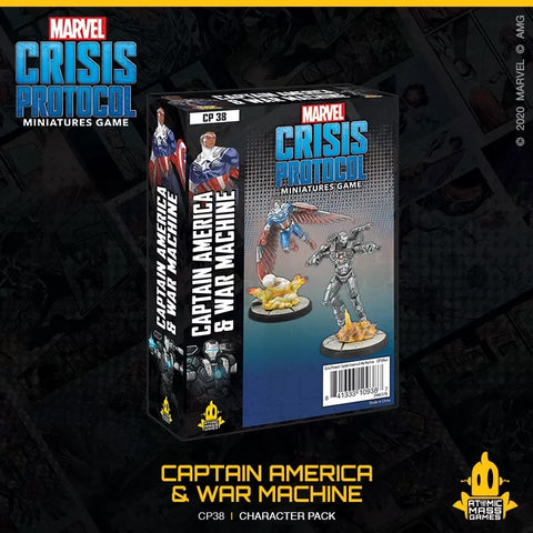 Image of Marvel Crisis Protocol Captain American & War Machine