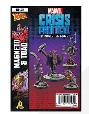 Image of Marvel Crisis Protocol Magneto and Toad