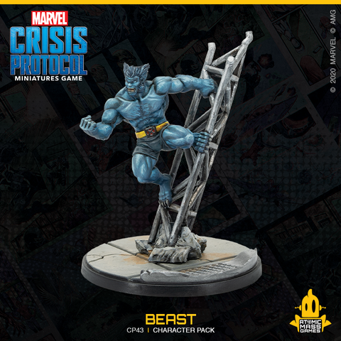 Image of Marvel Crisis Protocol Beast and Mystique