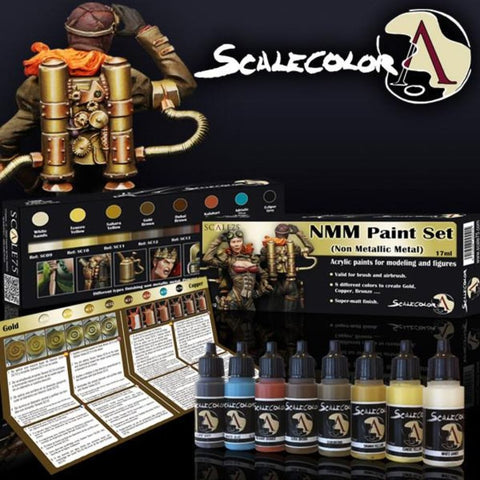 Image of Scale 75 Scalecolor NMM Gold and Copper Paint Set