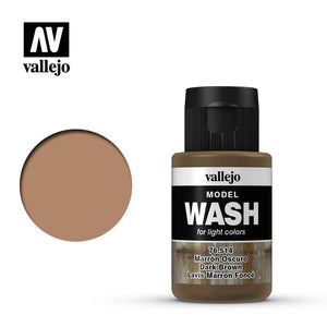 Vallejo Model Wash - 514 Dark Brown 35ml