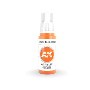 AK Interactive 3Gen Acrylics - Clear Orange 17ml
