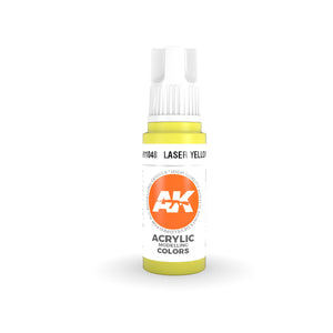 AK Interactive 3Gen Acrylics - Laser Yellow 17ml