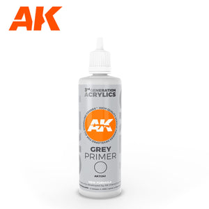 AK Interactive 3Gen Primers - Grey Primer 100ml