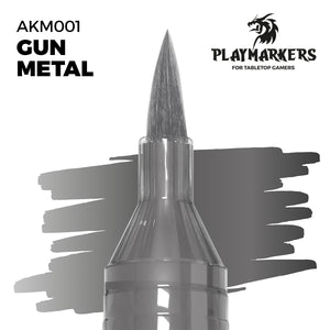 AK Interactive Playmarkers - Gun Metal