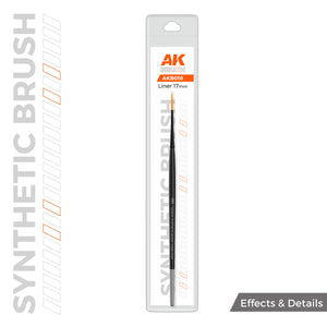 AK Interactive Synthetic Brushes Liner 17mm