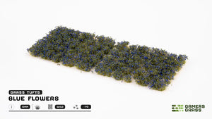 Gamers Grass Blue Flowers
