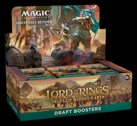 Magic The Gathering The Lord of the Rings: Tales of Middle-Earth Draft Booster Display