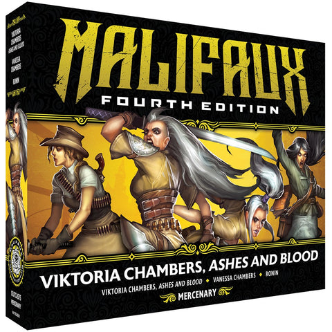 Image of Malifaux Outcasts Viktoria Chambers Ashes and Blood