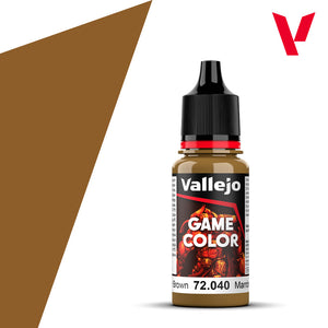 Vallejo Game Colour - Leather Brown 18ml