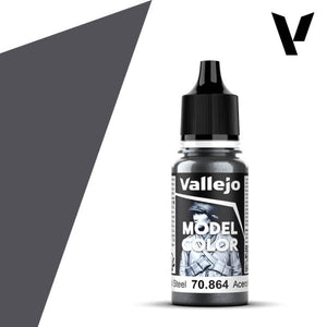 Vallejo Model Colour - Natural Steel 18ml