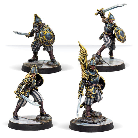 Image of Warcrow Hegemony Black Legion Bucklermen