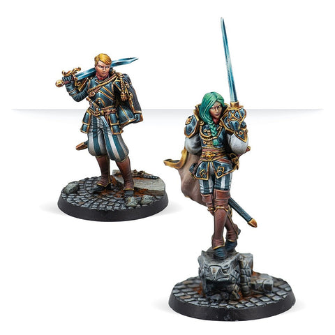 Image of Warcrow Hegemony Black Legion Officers