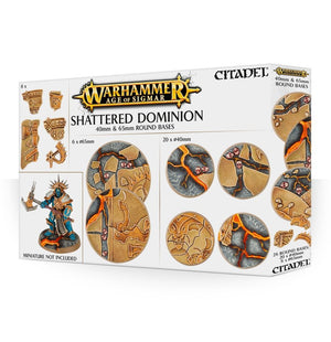 Age of Sigmar - Shattered Dominion 40mm and 65mm Round Bases