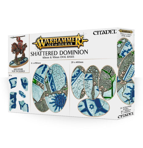 Age of Sigmar - Shattered Dominion 60mm and 90mm Oval Bases