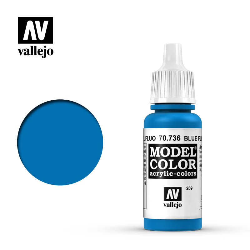 Vallejo Model Colour - 736 Blue Fluo 17ml