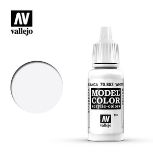 Vallejo Model Colour - 853 White Glaze 17ml