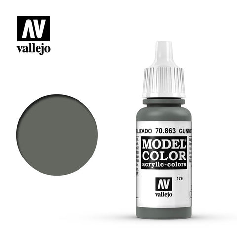 Vallejo Model Colour - 863 Gunmetal Grey 17ml