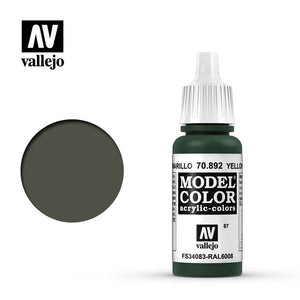Vallejo Model Colour - 892 Yellow Olive 17ml