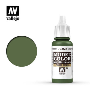 Vallejo Model Colour - 922 Uniform Green 17ml