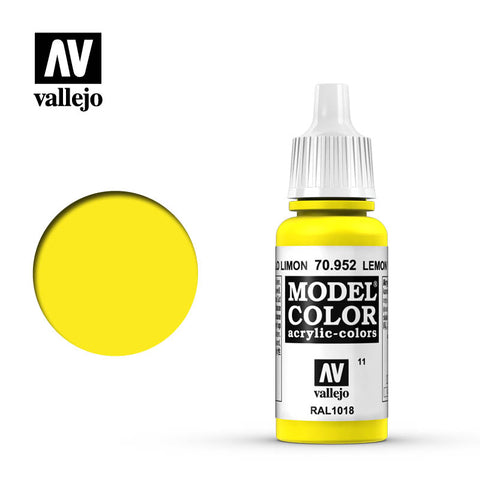 Vallejo Model Colour - 952 Lemon Yellow 17ml
