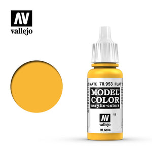Vallejo Model Colour - 953 Flat Yellow 17ml