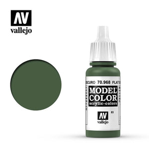 Vallejo Model Colour - 968 Flat Green 17ml