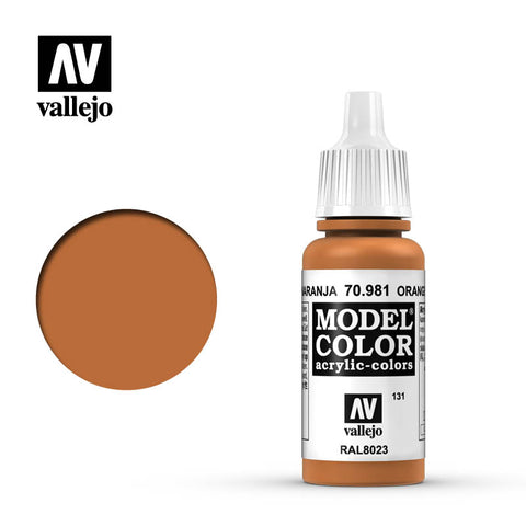 Vallejo Model Colour - 981 Orange Brown 17ml