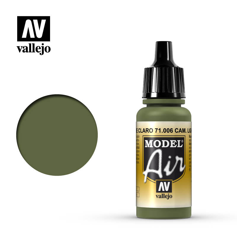 Vallejo Model Air - 006 Camouflage Light Green 17ml