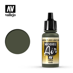 Vallejo Model Air - 022 Camouflage Green 17ml