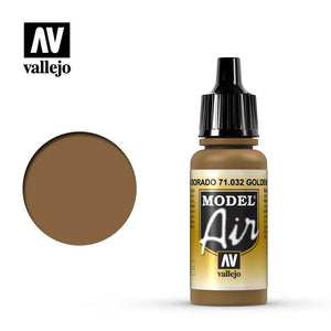 Vallejo Model Air - 032 Golden Brown 17ml