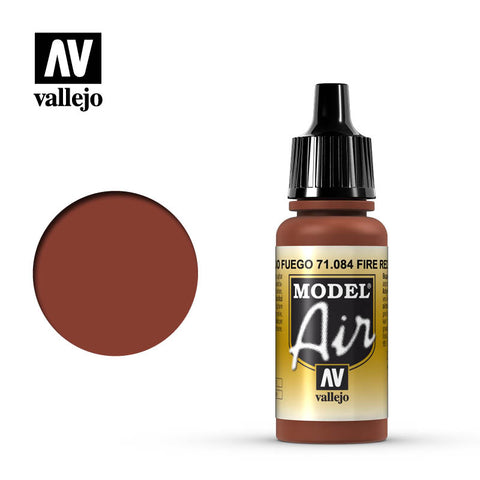 Vallejo Model Air - 084 Fire Red 17ml